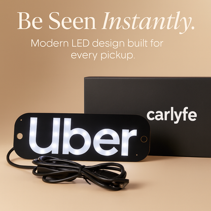 Rideshare LED Windshield Sign