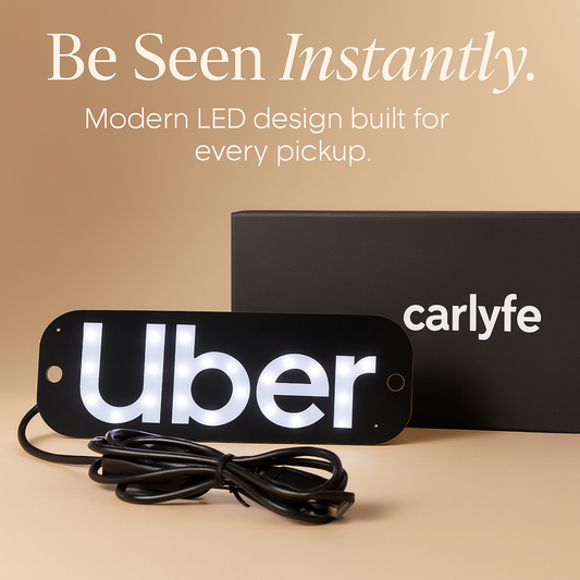 Rideshare LED Windshield Sign
